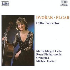 Dvorak Elgar Cello Concertos Maria Kliegel CD 1994 Naxos 