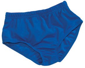 Alleson Cheer Brief Athletic C300Y Youth Girls Blue Large 28