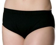 Body Wrappers Low Rise Athletic Dance Brief Adult Black XS