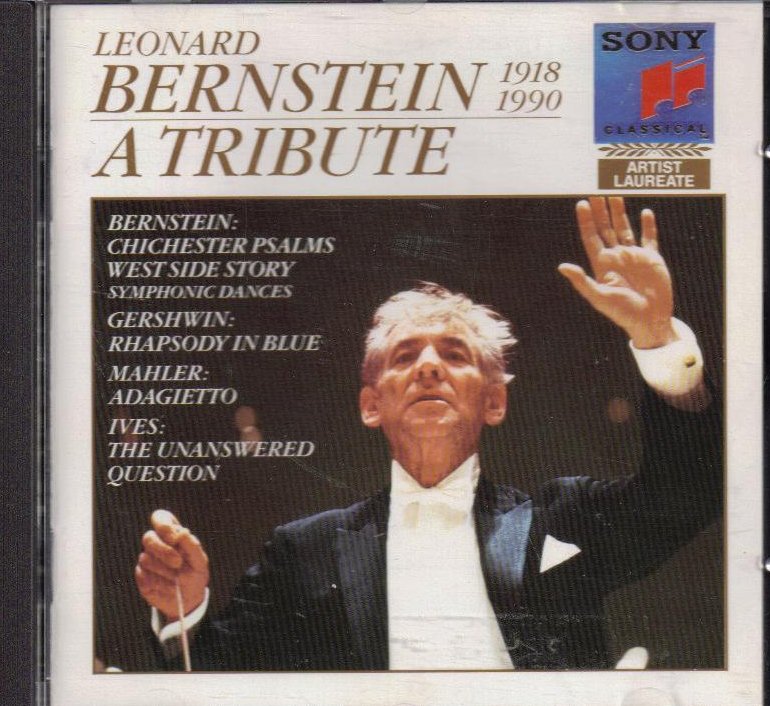 Leonard Bernstein A Tribute Gershwin Mahler Ives CD Austrian