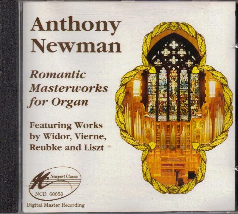 Romantic Masterworks for Organ Wider Vierne Ruebke Liszt CD