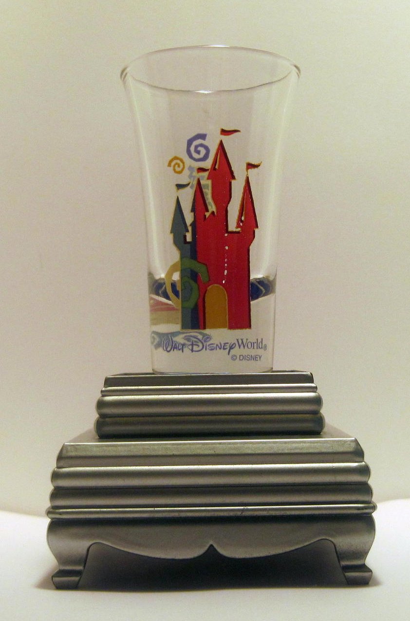 Walt Disney World The Magic Kingdom Tall Shot Glass Shooter 