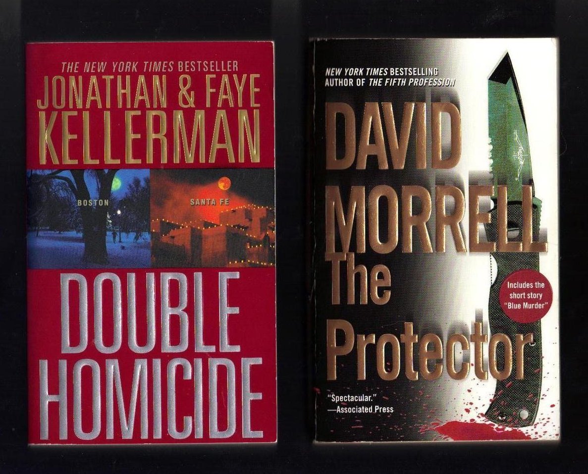 Jonathan And Faye Kellerman and David Morrell PB Lot of 2 Books