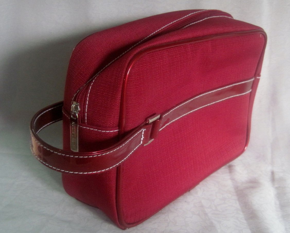 Estee Lauder Red Makeup Bag