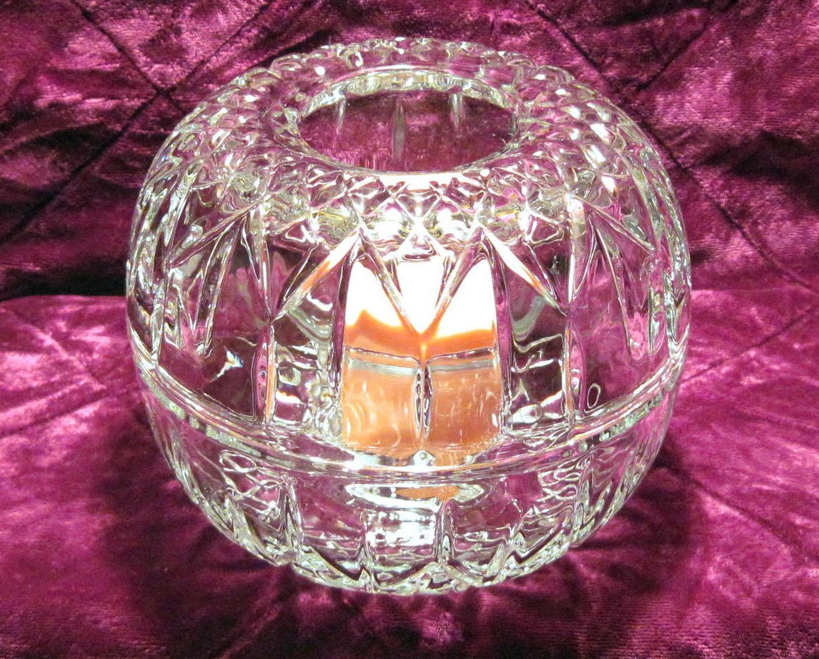 Diamond Cut Homco Fairy Lamp Light Candle Holder 1189 