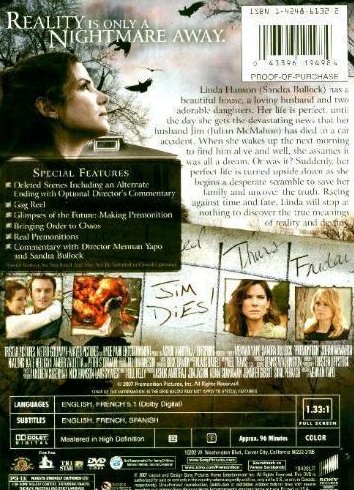 '.Premonition Sandra Bullock DVD.'