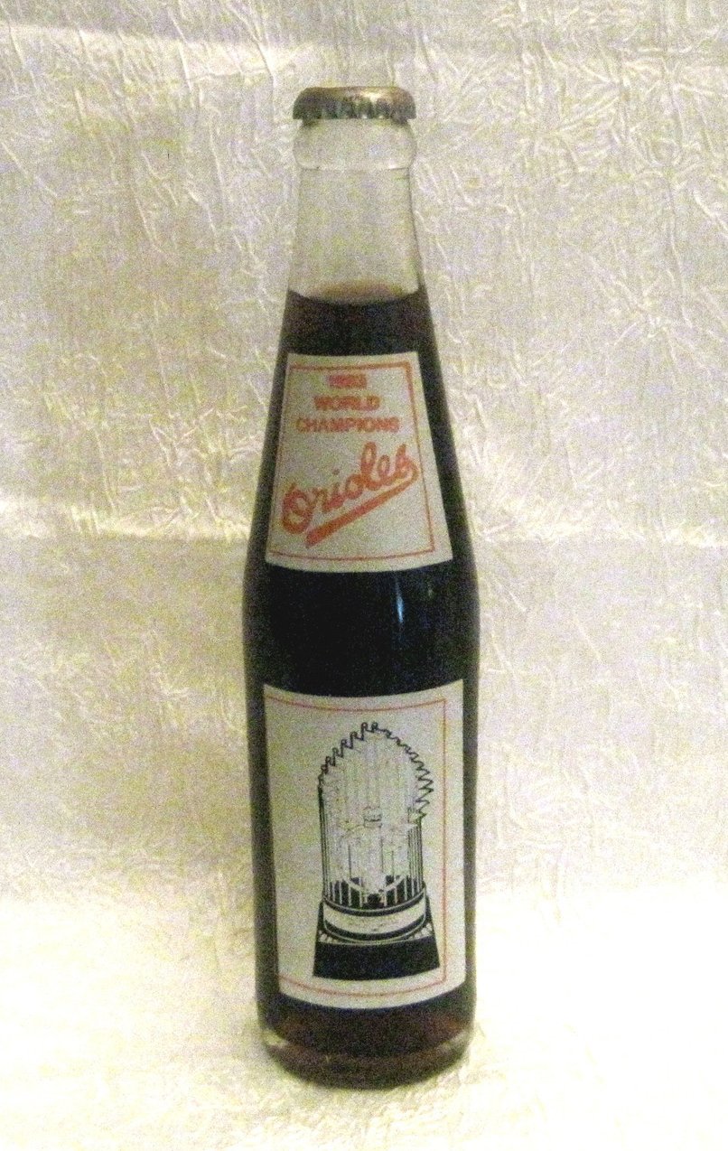 Coca Cola Orioles 1983 World Champions Collectible Bottle