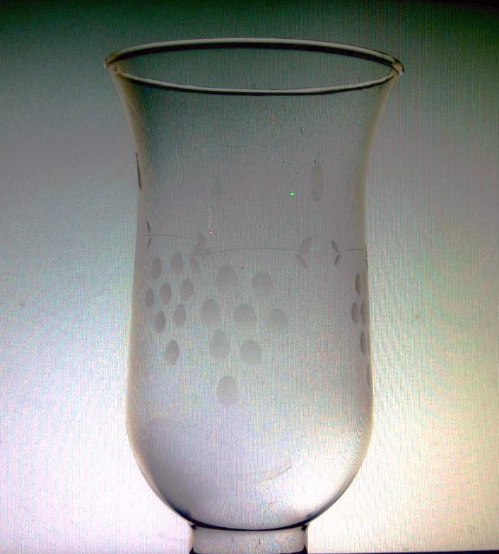 Hurricane Shade 3 Grape Clusters 1 5/8 inch fitter x 6.75 inches 