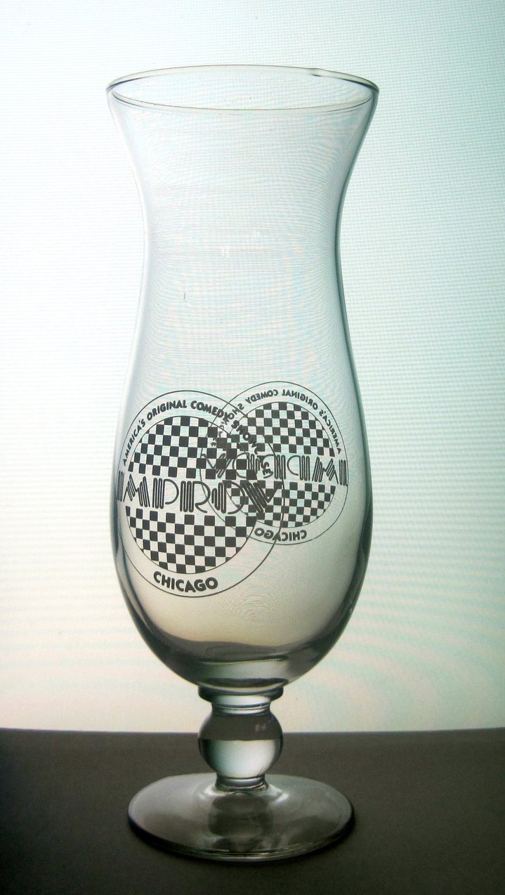 Improv Comedy Club Chicago Hurricane Glass 22 oz Collectible