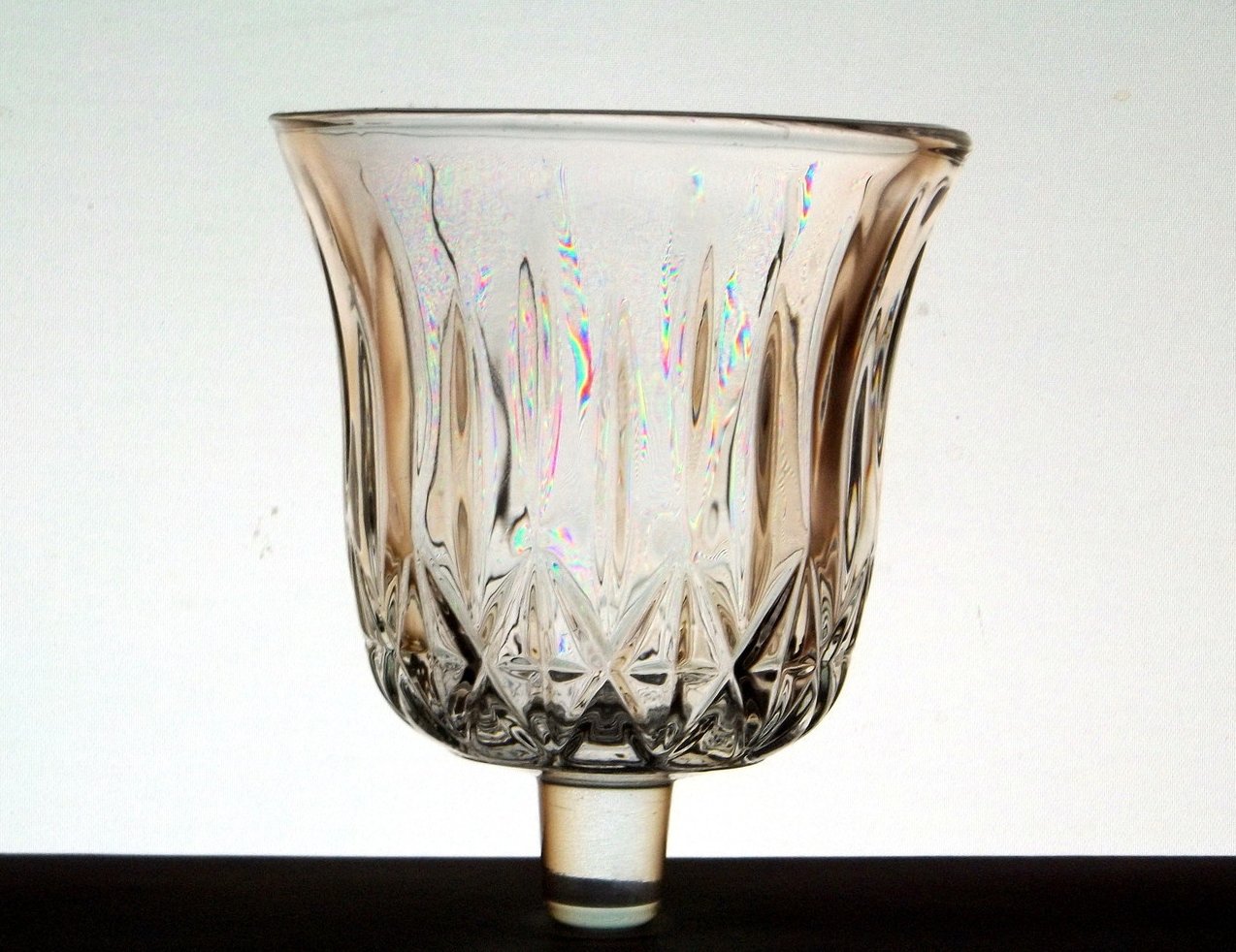 Home Interiors Peg Votive Candle Holder Clear Valencia 1146BD