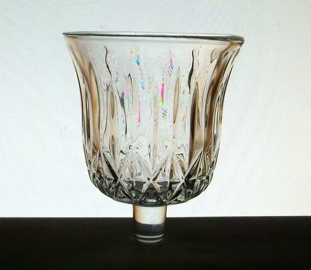 Home Interiors Peg Votive Candle Holder Clear Valencia 1146BD