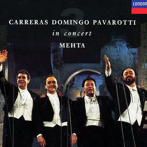 Carreras Domingo Pavarotti The Three Tenors in Concert  