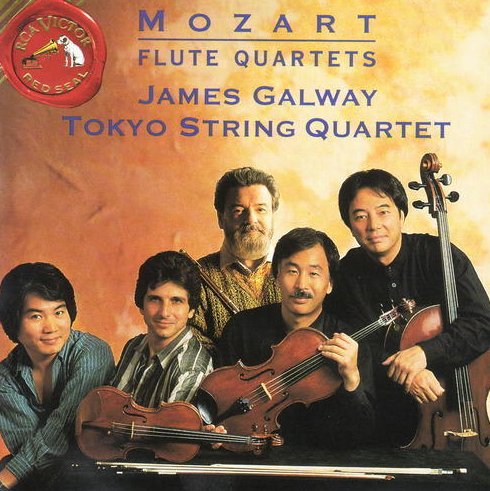 Mozart Flute Quartets James Galway Tokyo String Quartet CD