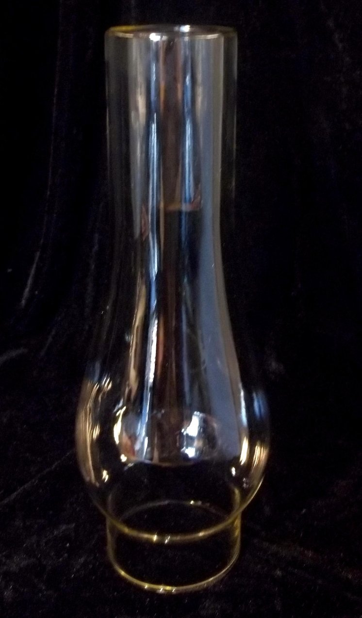 Hurricane Shade Tall Chimney 2 5/8 inch fitter x 9.75 inch 