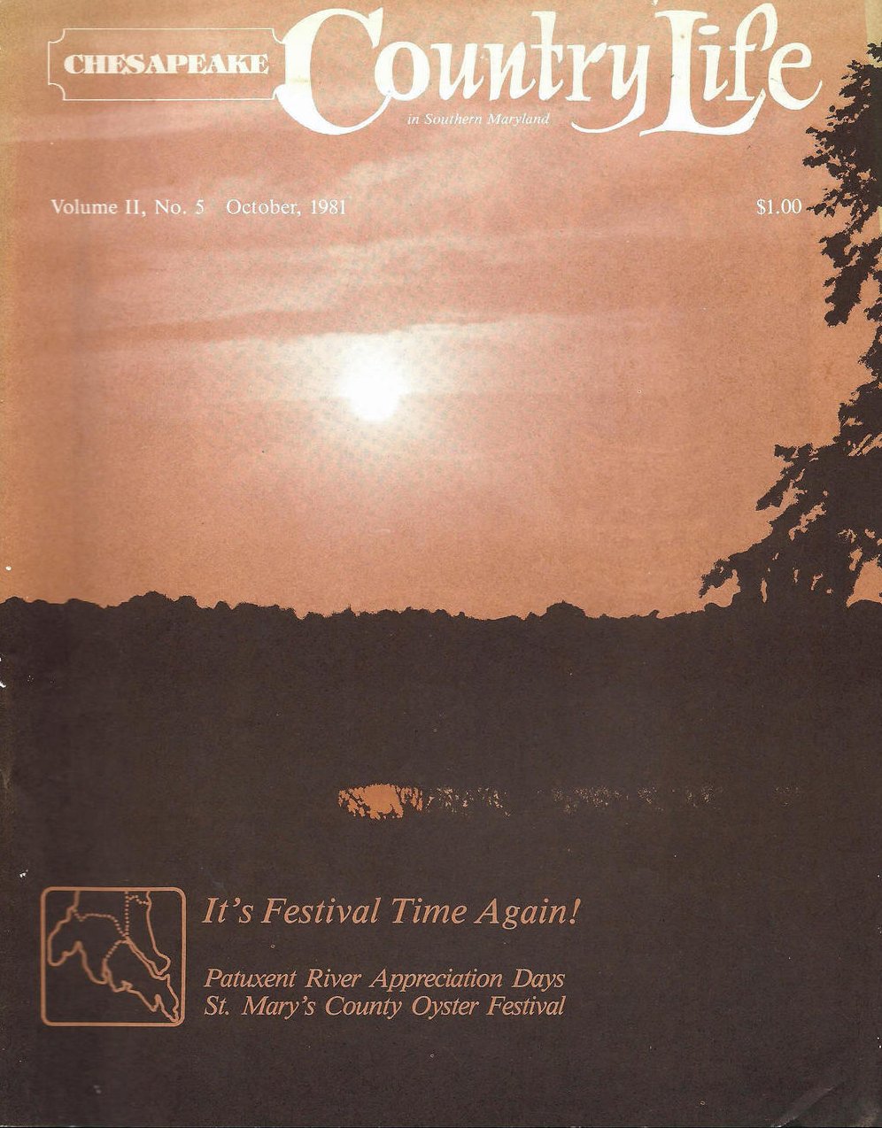 Chesapeake Country Life in Southern Maryland Vol II No 5 October 1981