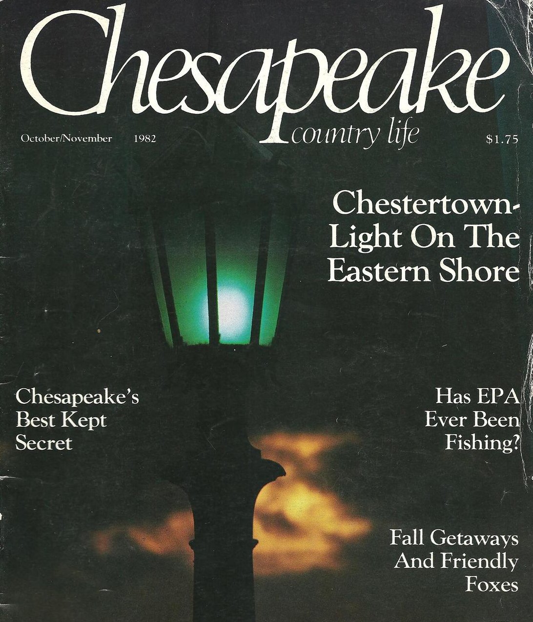 Chesapeake Country Life Vintage Magazine October November 1982