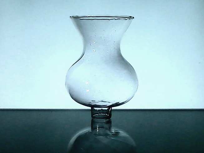 Hurricane Shade 1.25 inch fitter x 6 x 3.75 Faint Swirl Bulbous