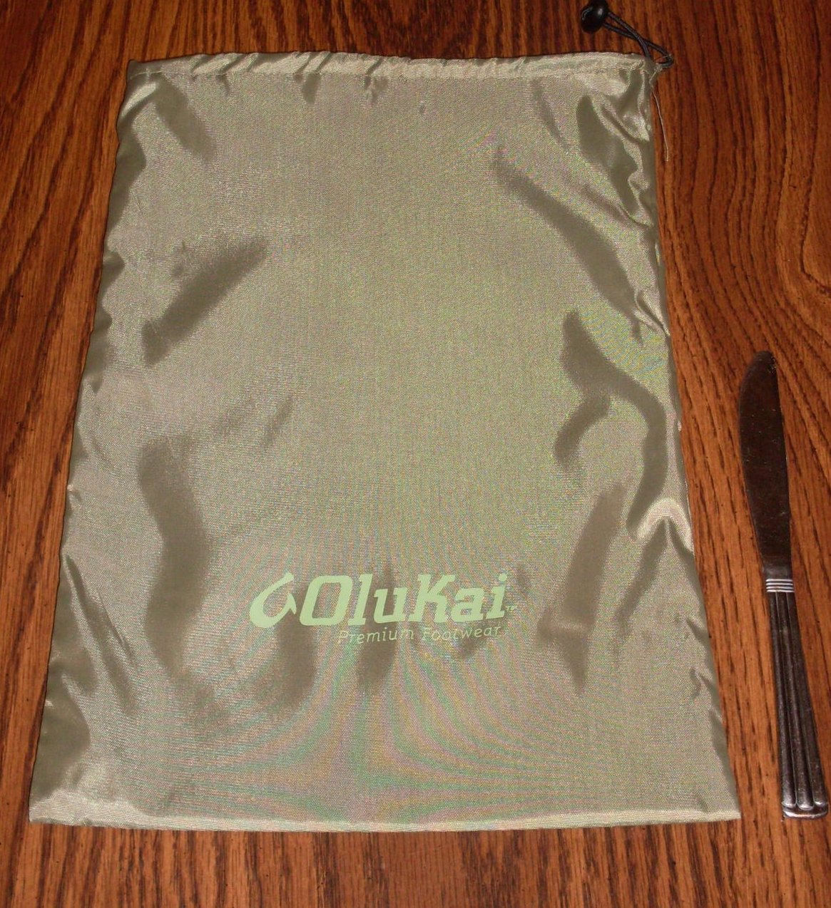 Image 0 of Olukai Nylon Dust Storage Bag for Shoes Olive Lot of 5