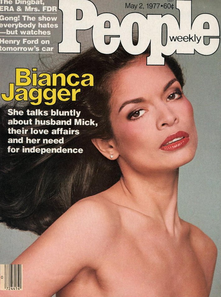 Vintage People Magazine Bianca Jagger May 2 1977