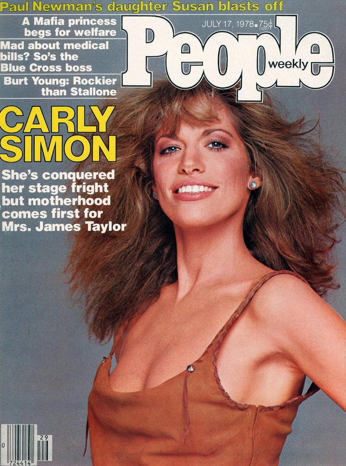 Vintage People Magazine Carly Simon July 17 1978