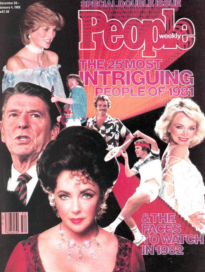 Vintage People Magazine 25 Most Intriguing People of 1981 Double Issue  