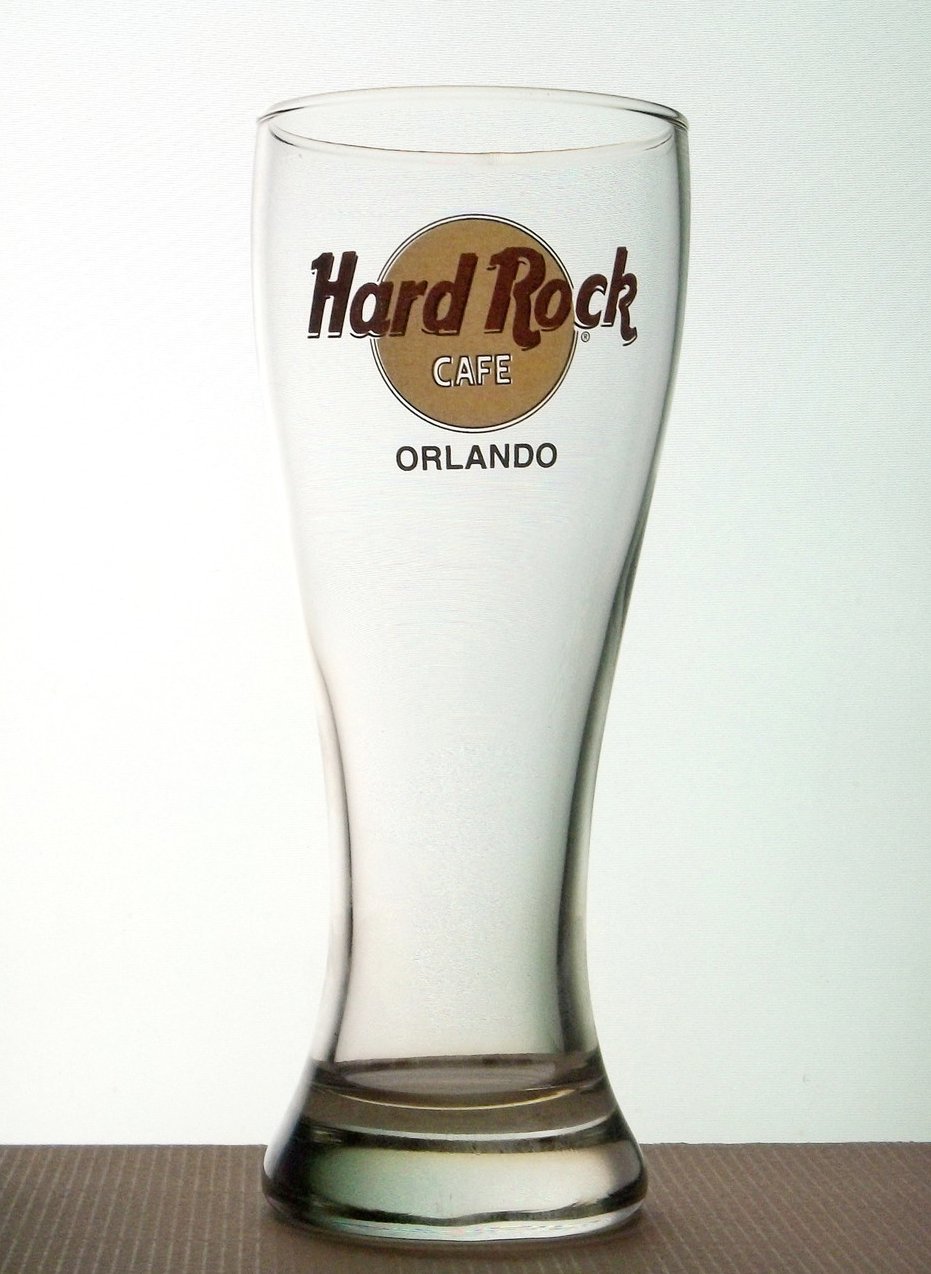 Hard Rock Cafe Beer Pilsner Glass Hard Rock Cafe Beer Pilsner Glass