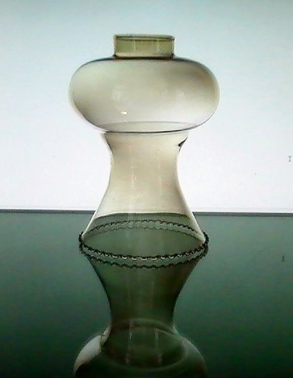 '.Lamp Shade Iridescent Amber.'