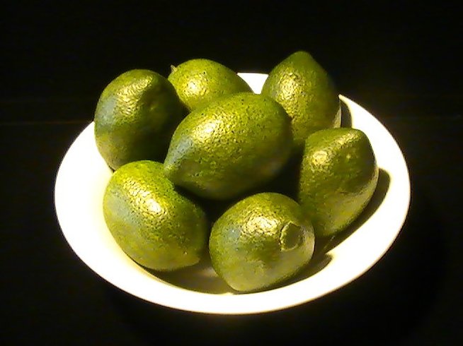 Artificial Limes Lot of 8 Nice Spring and Summer Table Decor Green