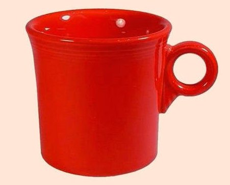 Fiestaware Coffee Mug in Scarlet Red 10.25 oz 453-326