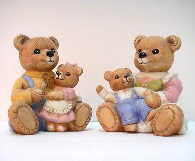 teddy bear family