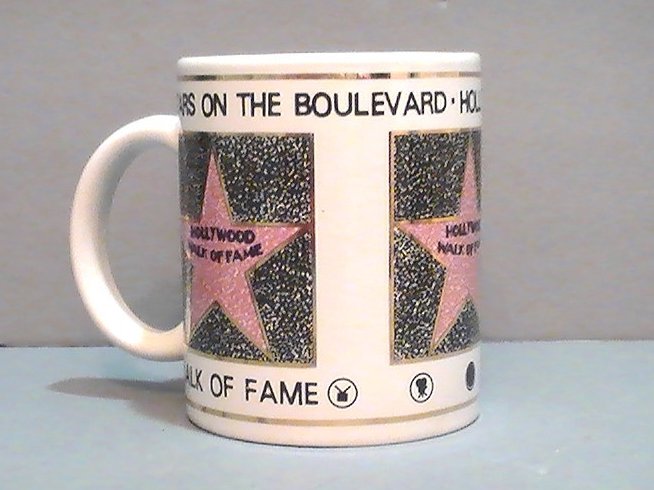 Coffee Mug Hollywood Walk of Fame Souvenir 12 Oz California