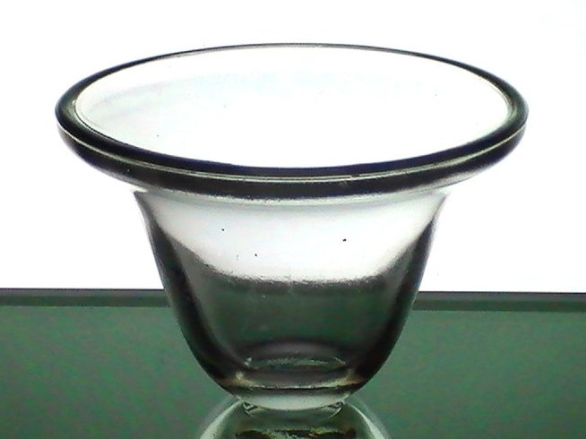 Hanging Candle Holder Cup Heavy 3.25 x 5 Replacement Glass