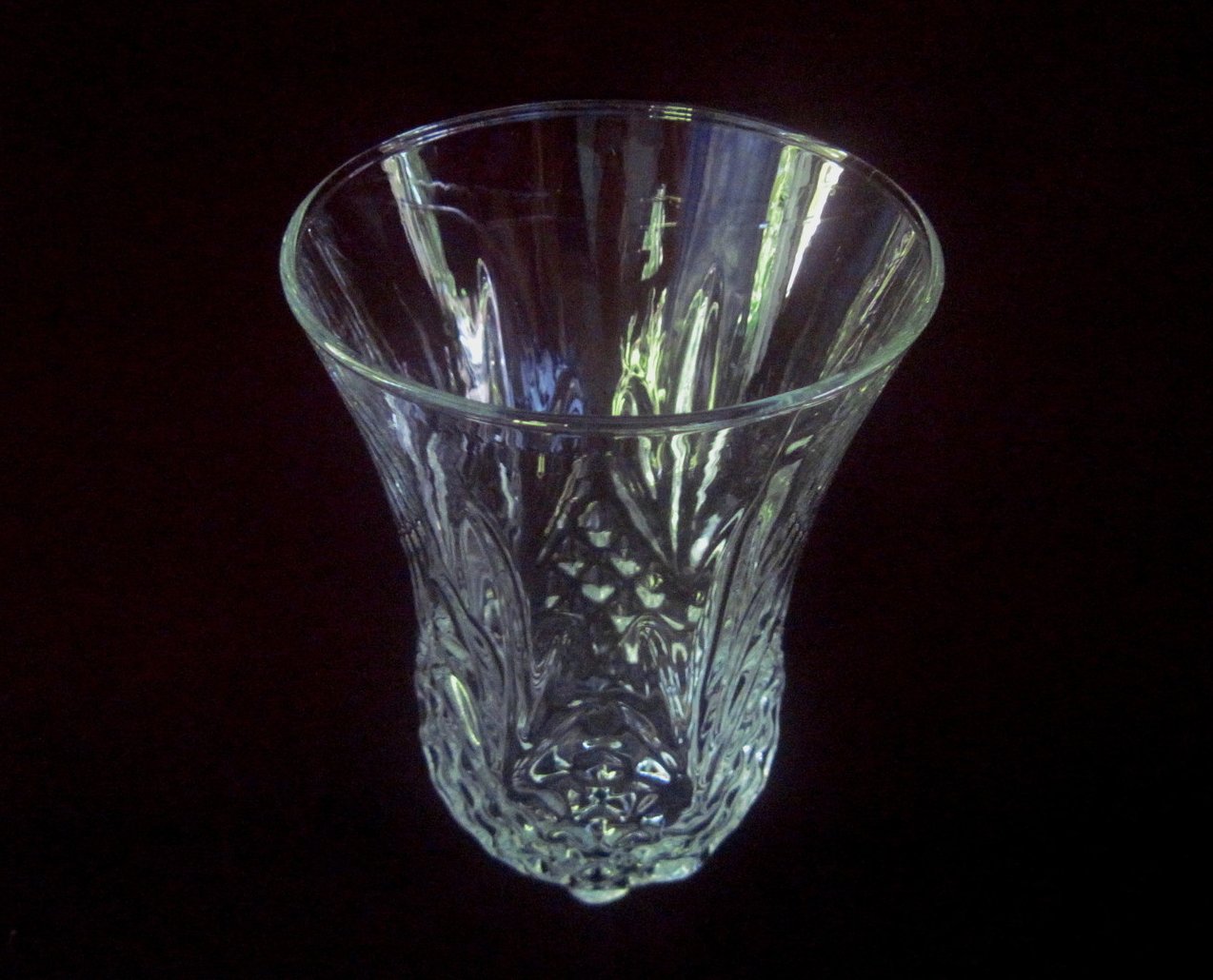 Home Interiors Peg Votive Holder Crystal Windsor 11334 Med 5 inches OOS