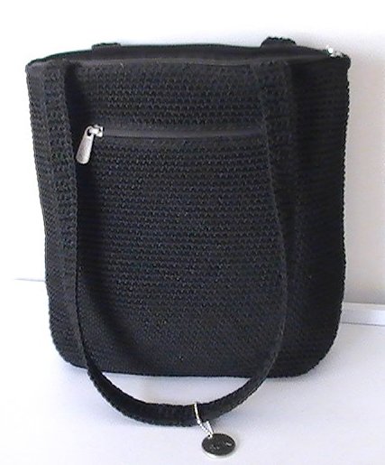 The Sak Faye Crochet Tote Bag - Double Leather Straps, Recycled Materials, Large Size - View #8