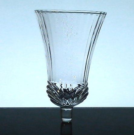 Home Interiors Peg Votive Candle Holder Clear Flared Renaissance