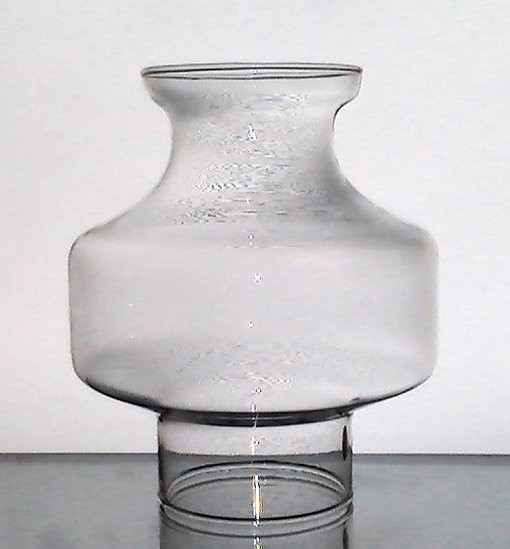 Hurricane Shade Bulbous 2 7/8 Fitter x 6 3/8 x 3 1/8 For 3 inch base