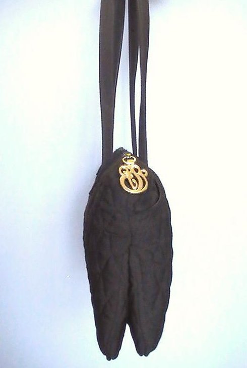vera bradley black quilted tote