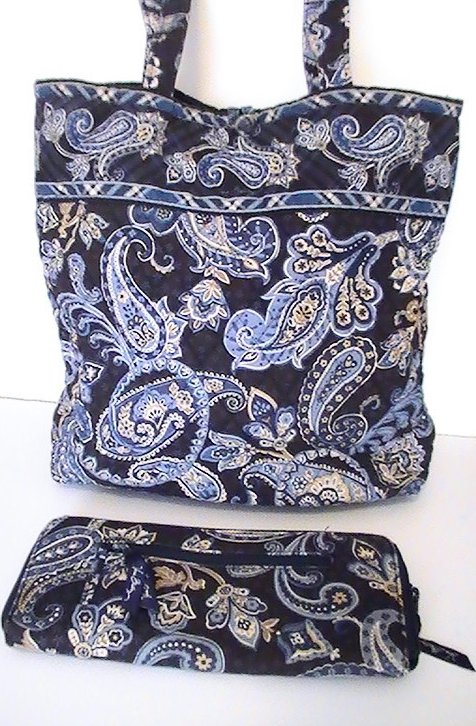 vera bradley purse with matching wallet