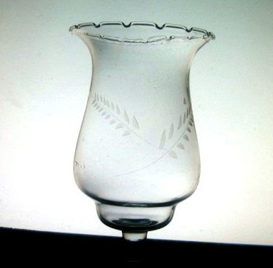 Home Interiors Peg Votive Candle Holder Etched Wheat Tall Flared 5.5 inches
