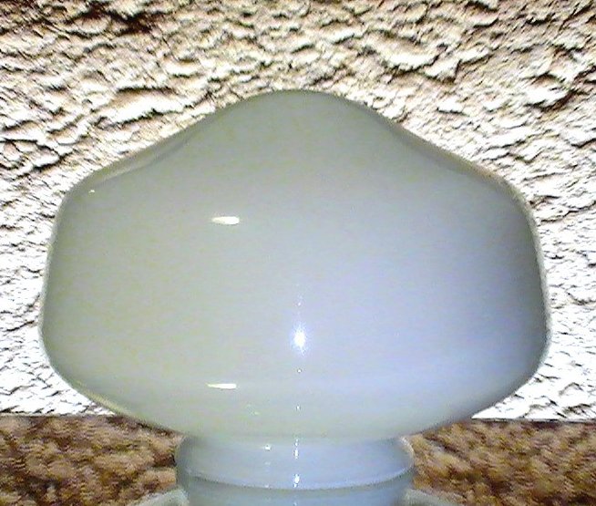 '.Glass Lamp Shade Schoolhouse.'