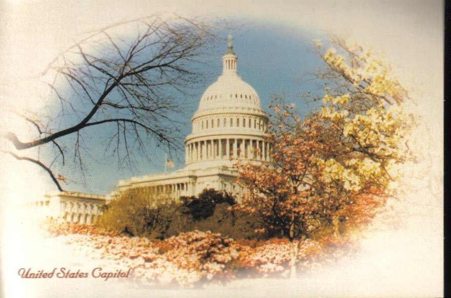 United States Capitol Washington DC Uncirculated Postcard