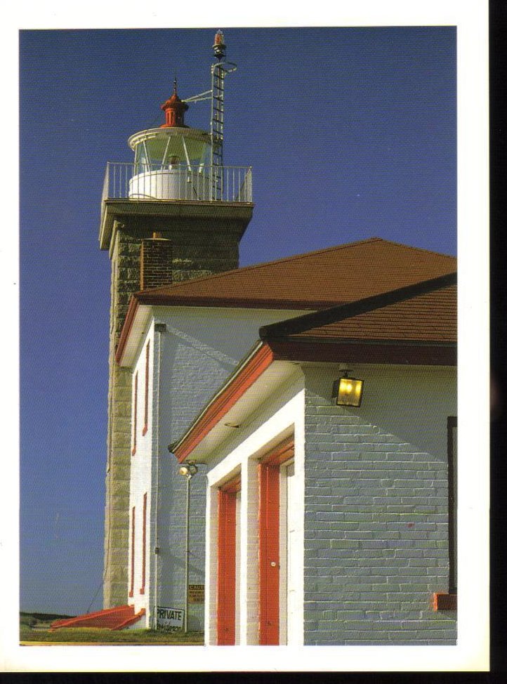 Watch Hill Lighthouse Rhode Island Postcard 