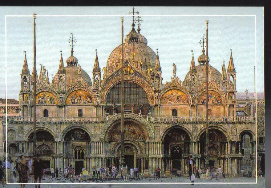 The Basilica of San Marco Italy Postcard 