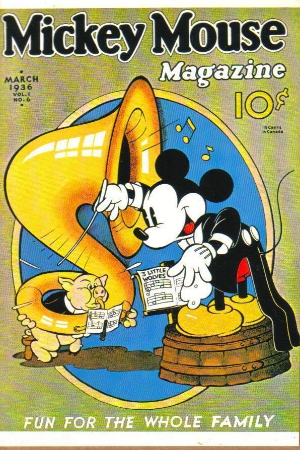 Walt Disney Magazine Fun for the Whole Family Postcard