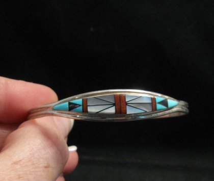 Image 0 of F. Cheama Zuni Inlay Bracelet Jewelry