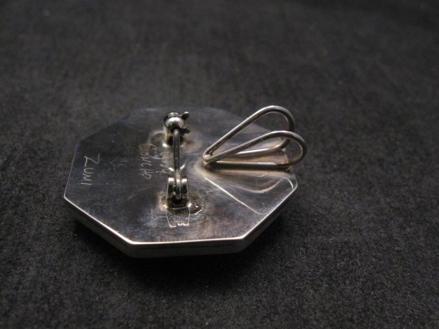 Image 2 of Unique Zuni Inlay Pin / Pendant, Bobby Concho