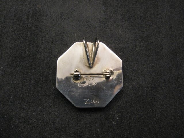 Image 3 of Unique Zuni Inlay Pin / Pendant, Bobby Concho
