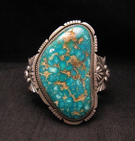 Image 0 of A++ Navajo Native American Turquoise Cuff Bracelet, Virgil Begay 
