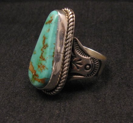 Image 2 of Albert Jake ~ Navajo ~ Native American Royston Turquoise Ring Sz9-1/2