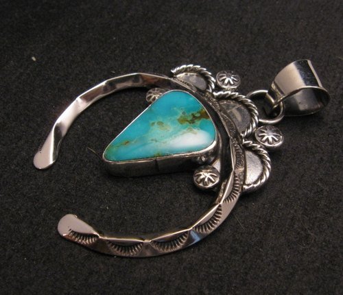 Image 1 of Old Pawn Style Navajo Jewelry Naja Pendant, Everett & Mary Teller 